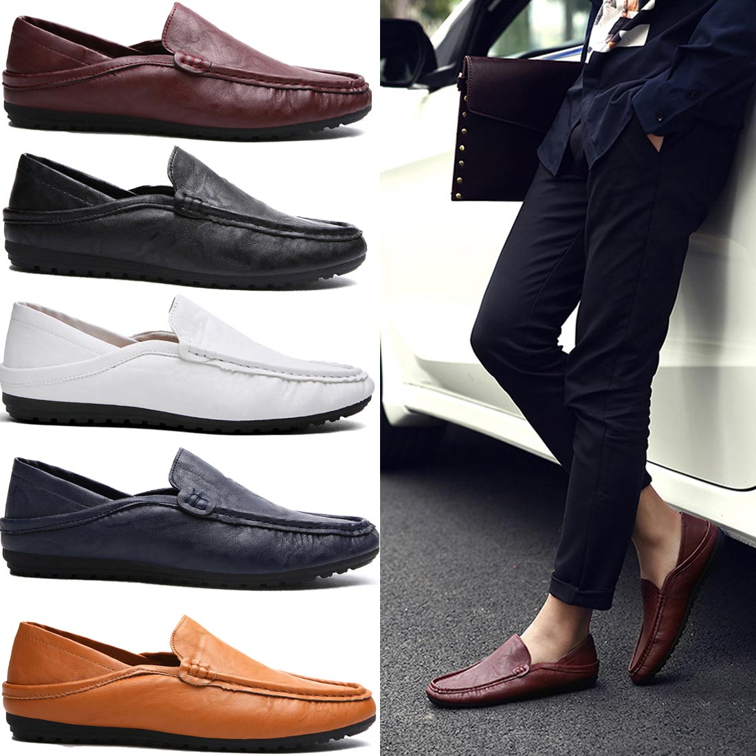Height Increase Loafers Shoes