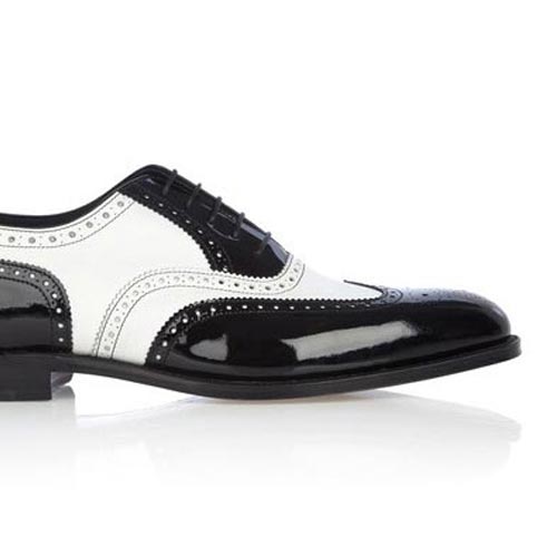 Black & White Brogue Shoes - Brogue Shoes Black & White